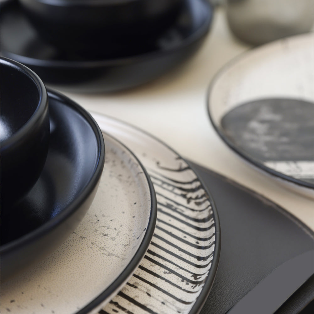Shadowy Dinner Set 24 Pieces 6 Person