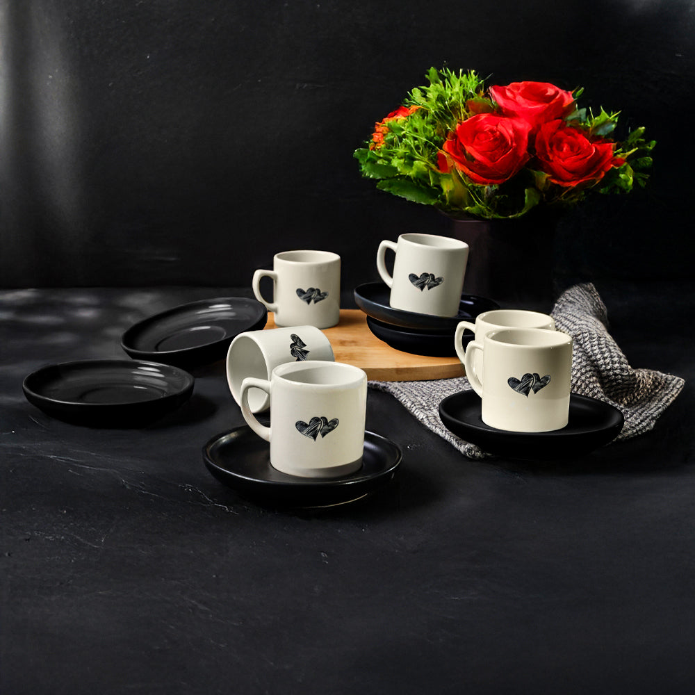 Amour Nordic Coffee Set 12 Pieces 6 Person