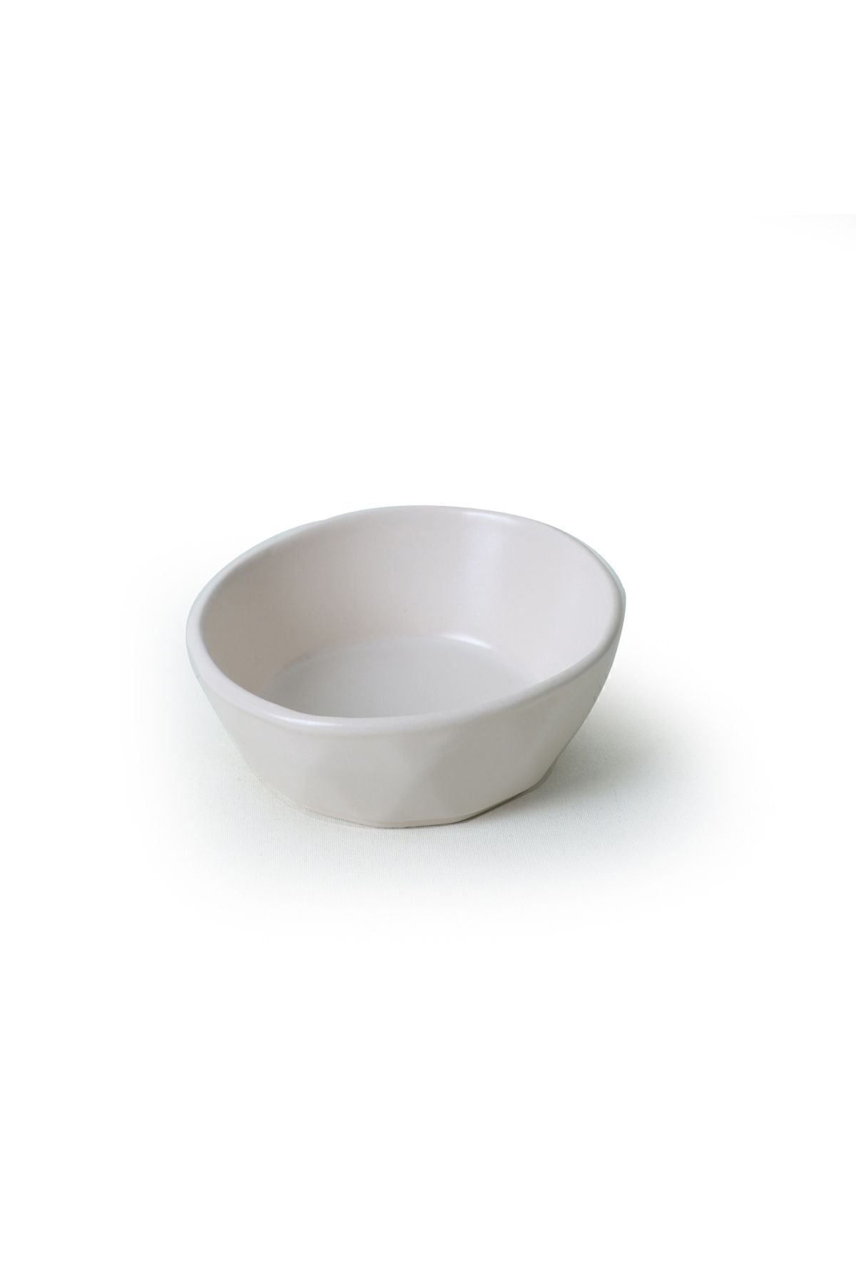 Matte Cream Crystal Snack Bowl 12 cm 6 Pieces