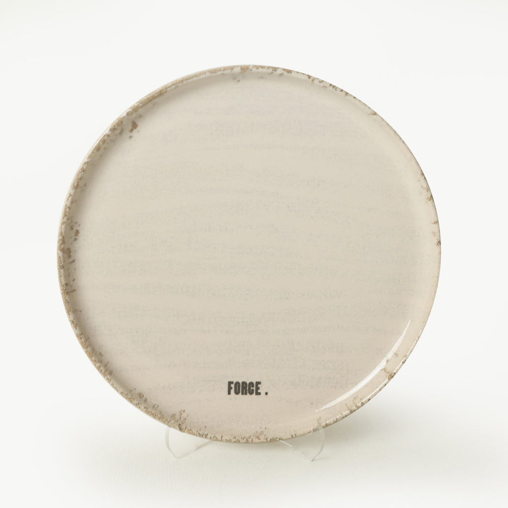 Deep Collection Motto Cake Plate 22 cm 6 Pieces