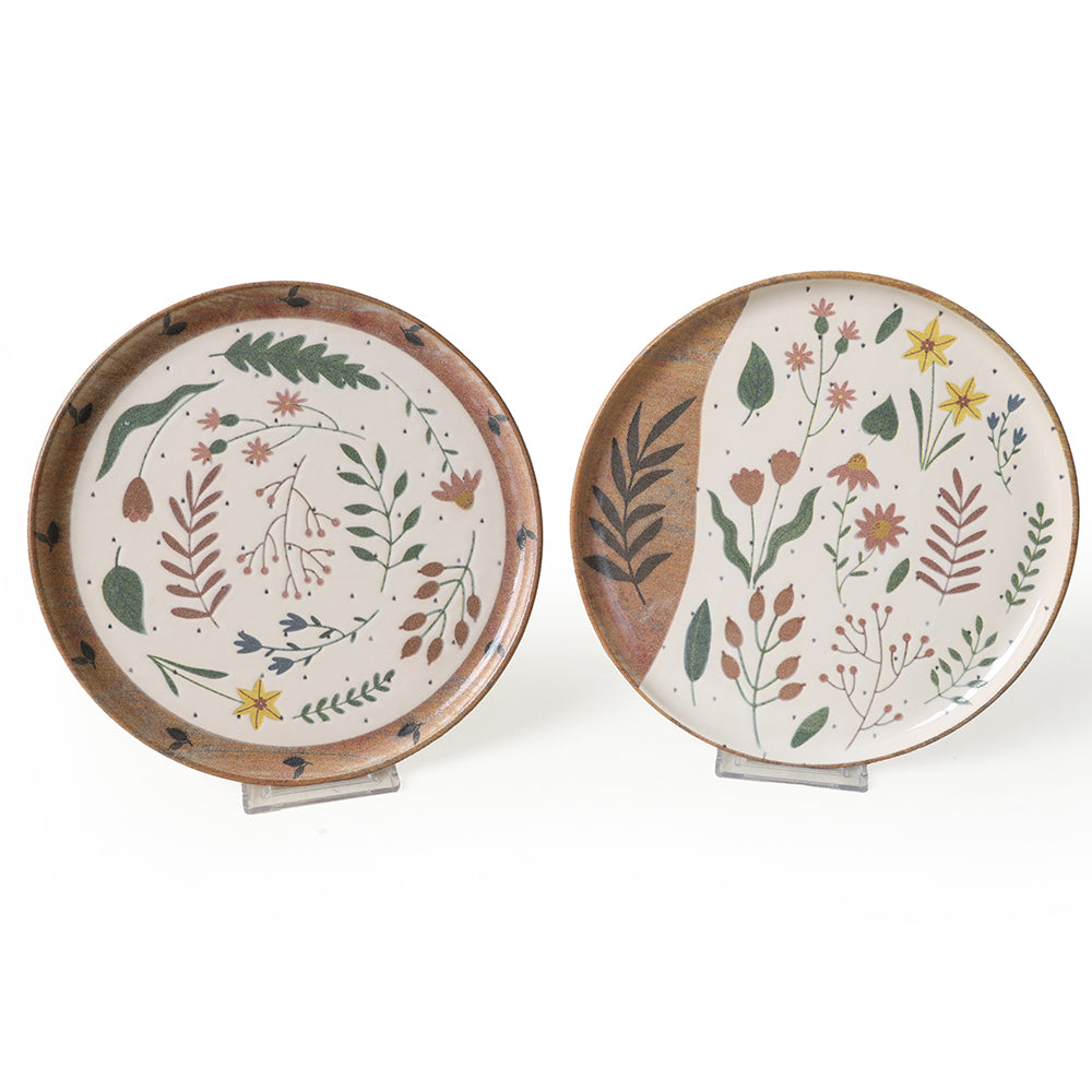 Soft Bloom Nordic Cake Plate 22 Cm 4 Pieces