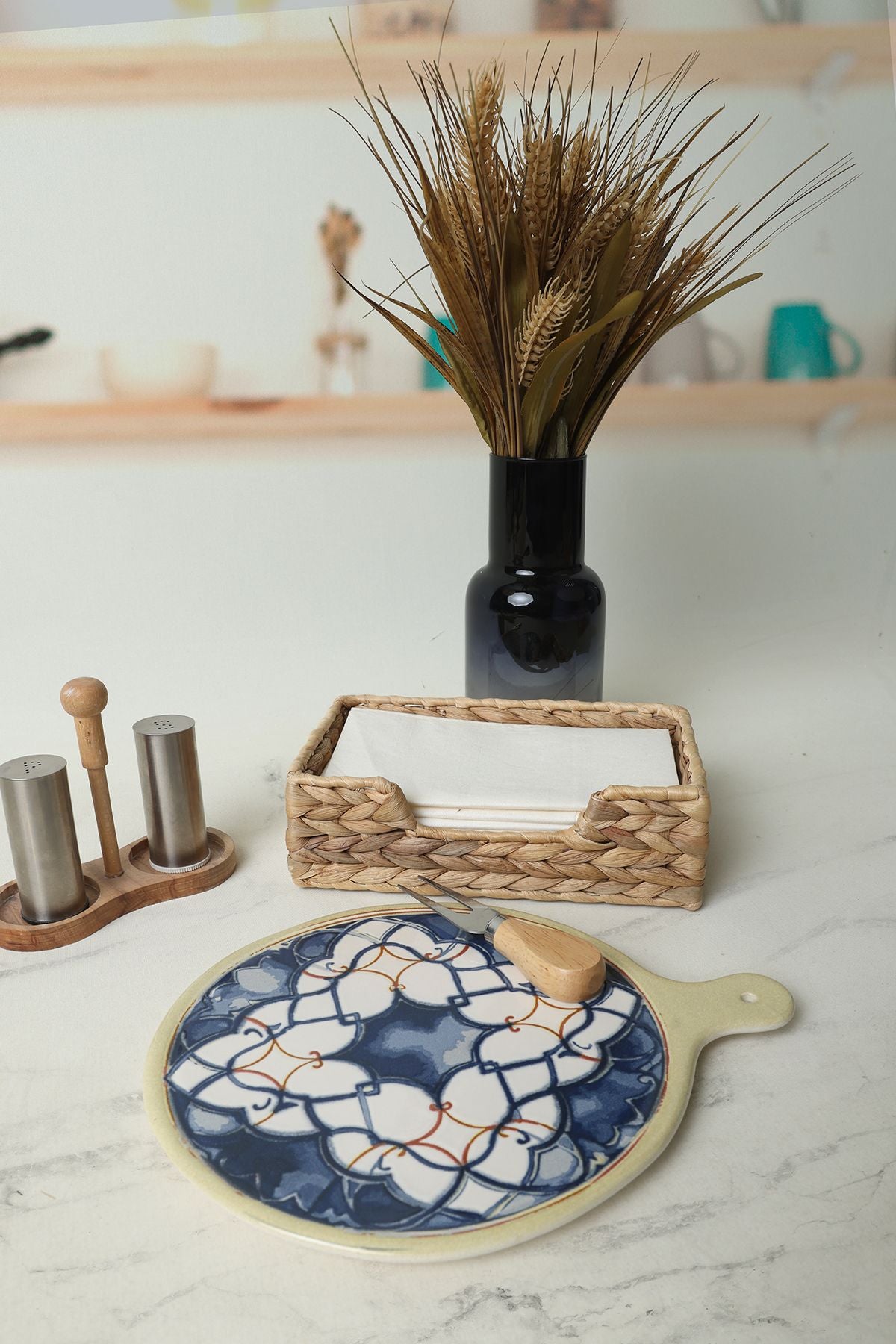 Wave Flow Cheese Presentation Plate 26 Cm