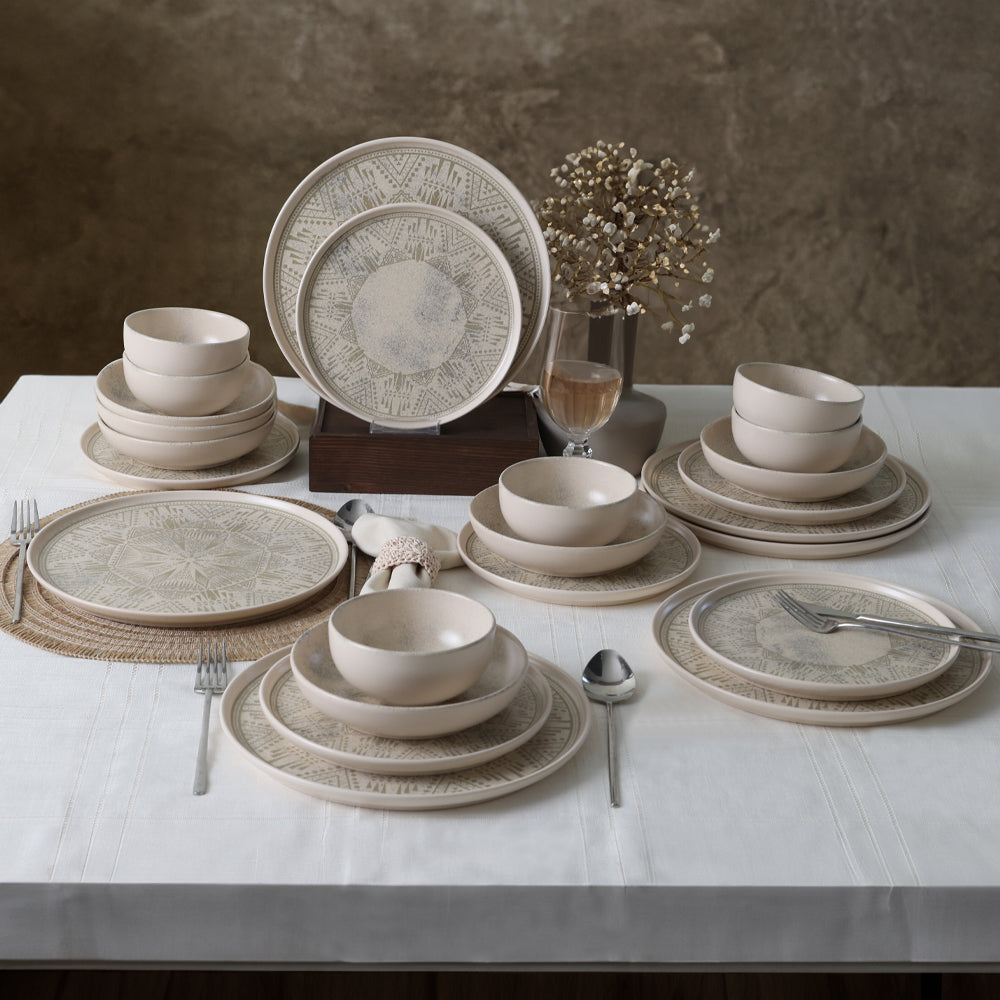 Groundlace Dinner Set 24 Pieces for 6 People