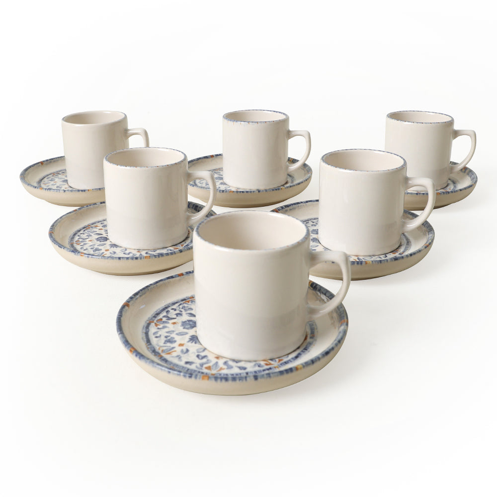 Sapphire Nordic Coffee Set 12 Pieces 6 Person
