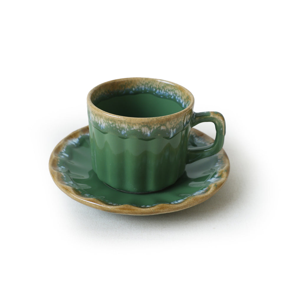 Shizen Green Sirius Tea Set 12 Pieces for 6 People