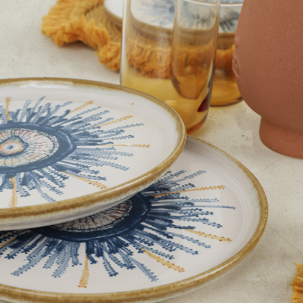 Hydra Nordic Cake Plate 22 Cm 6 Pieces