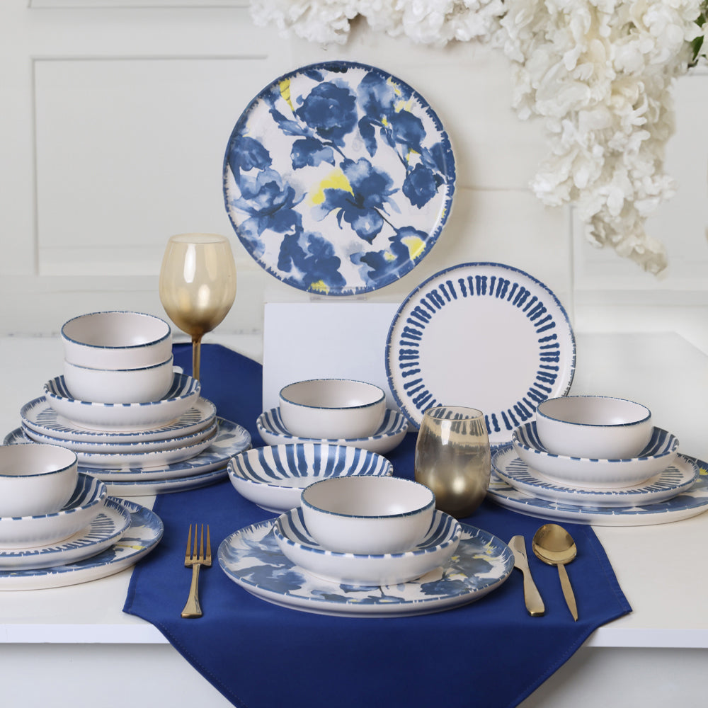 Azure Dinner Set 24 Pieces for 6 People