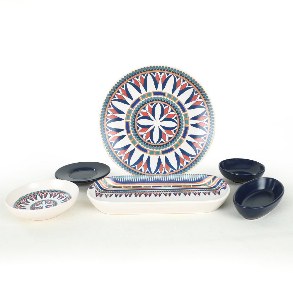 Ruby Breakfast Set 28 Pieces 6 Persons
