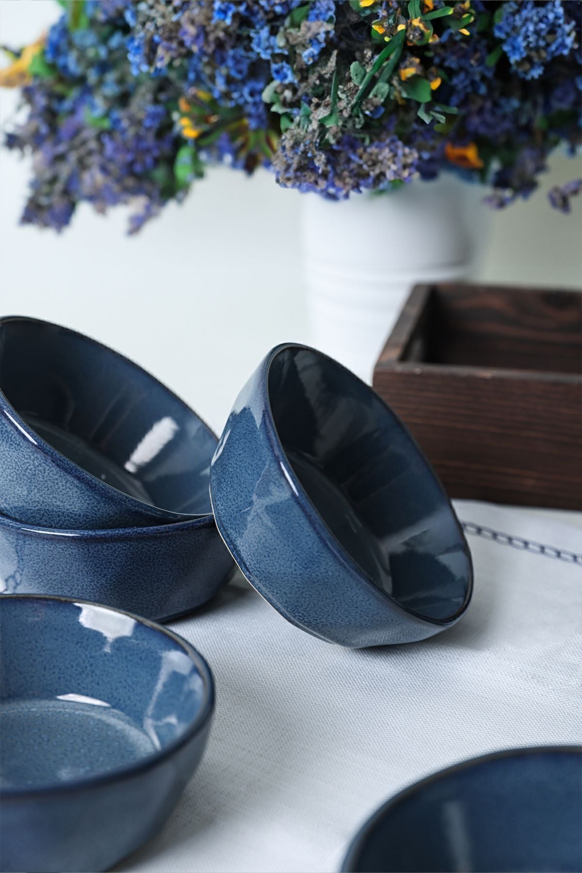 Lapis Crystal Snack Bowl 12 cm 6 Pieces