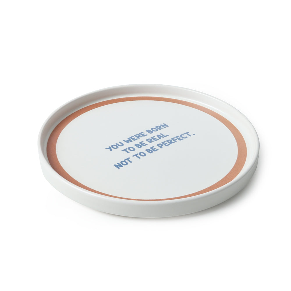 Motto Line Stackable Cake Plate 21 Cm 4 Pieces