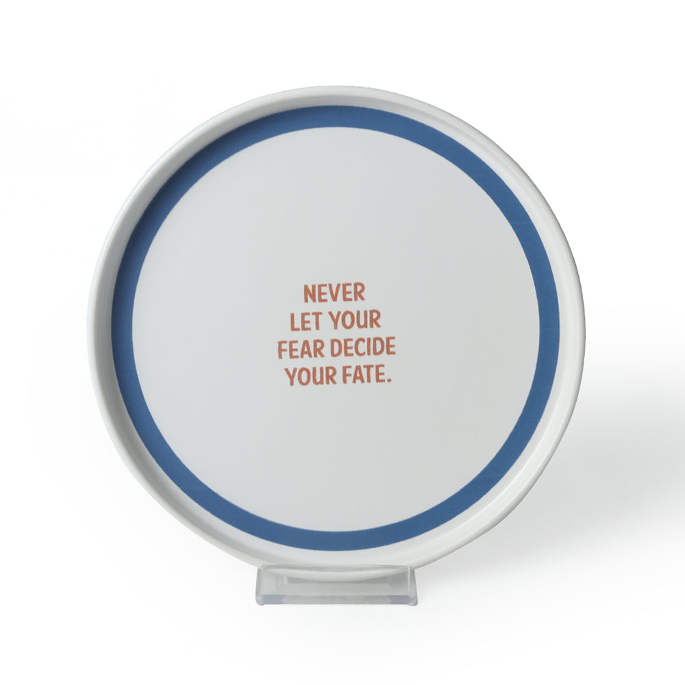 Motto Line Stackable Cake Plate 21 Cm 4 Pieces