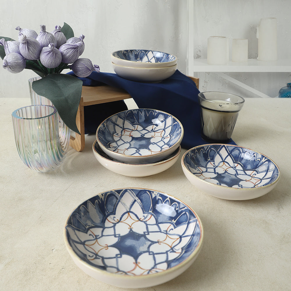 Wave Flow Snack Bowl 13 Cm 6 Pieces