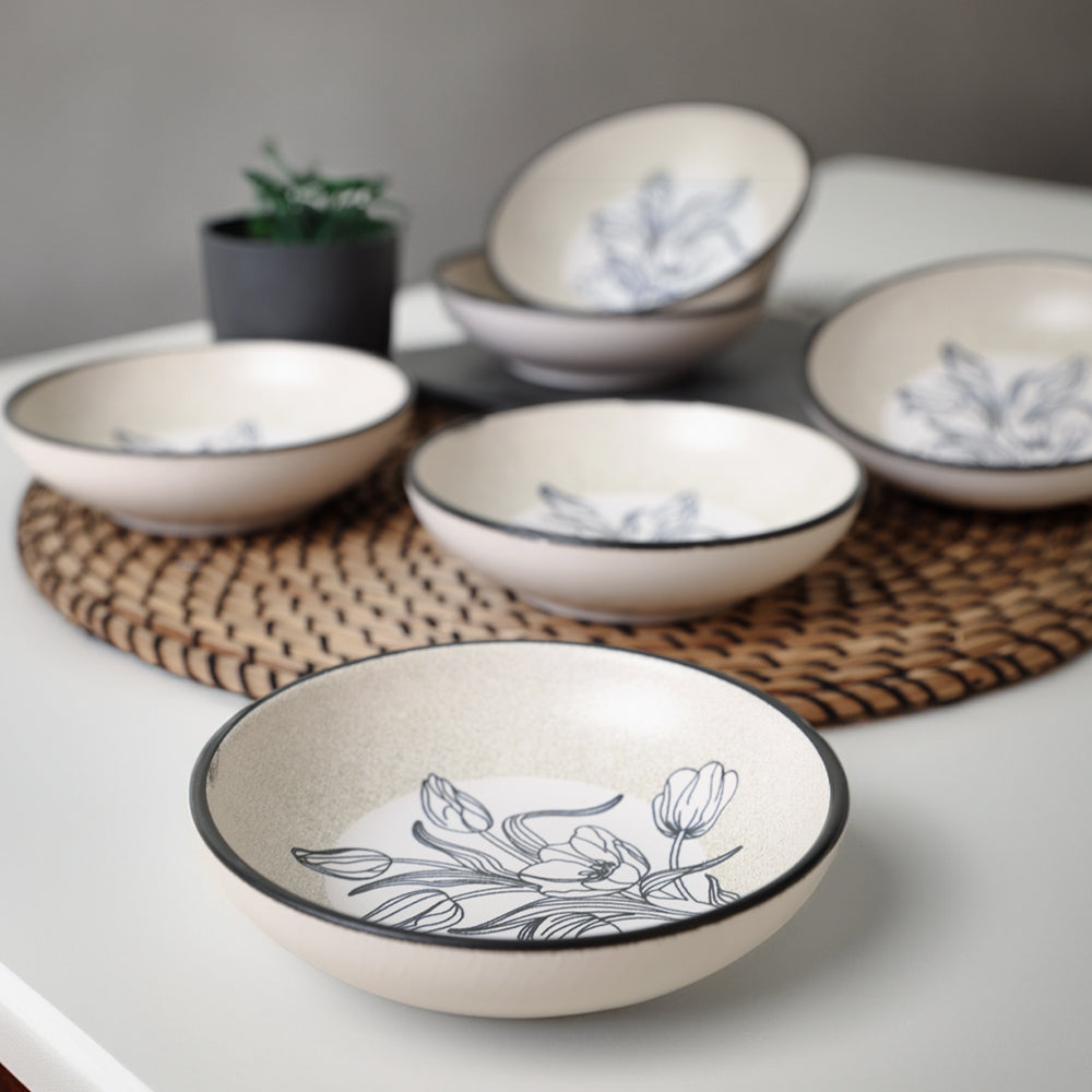 Shade Flowers Snack Bowl 13 Cm 6 Pieces