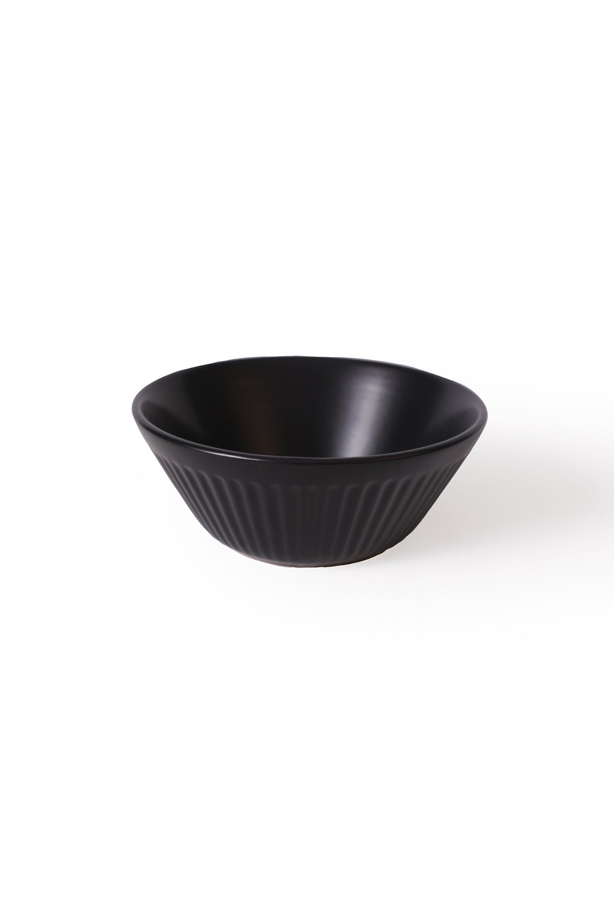 Matte Black Hittite Line Bowl 14 cm 6 Pieces