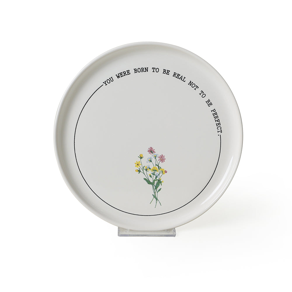 Motto Bloom Nordic Cake Plate 22 Cm 4 Pieces