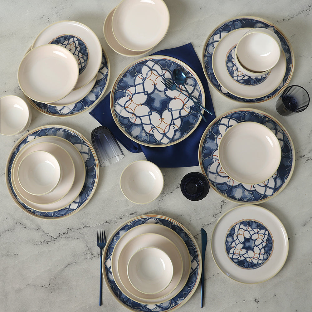 Wave Flow Dinner Set 24 Pieces 6 Person