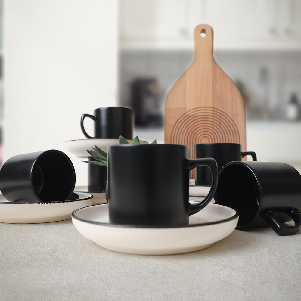 Shade Flowers Nordic Coffee Set 12 Pieces 6 Person