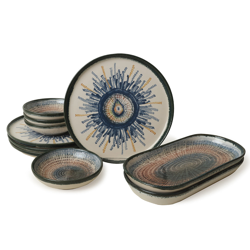Hydra Breakfast Set 10 Pieces for 4 People
