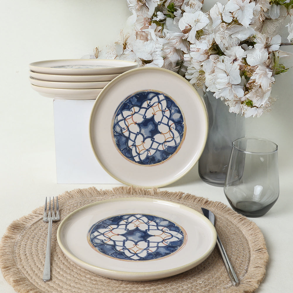Wave Flow Nordic Cake Plate 22 Cm 6 Pieces