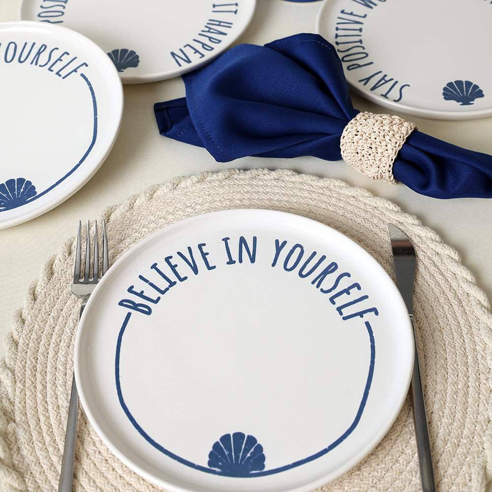 Ocean Muse Nordic Cake Plate 22 Cm 4 Pieces