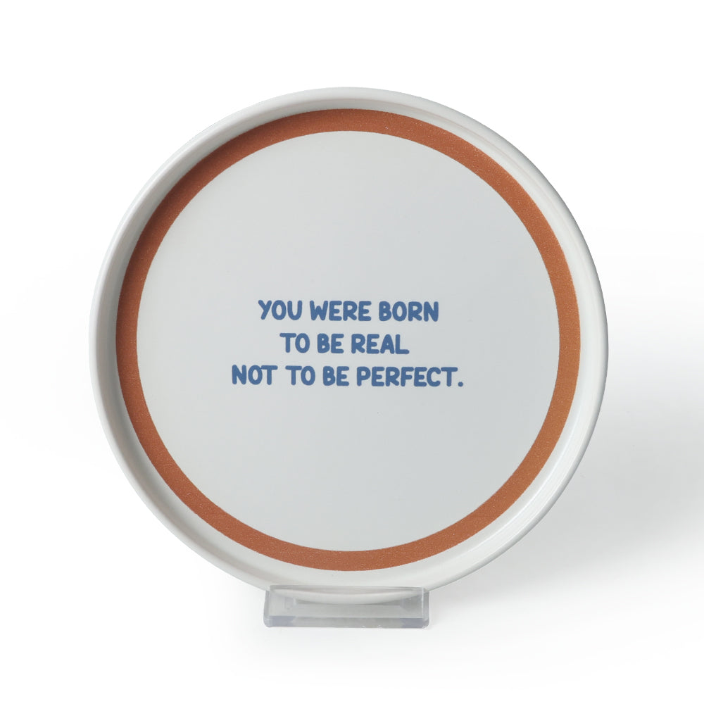 Motto Line Stackable Cake Plate 21 Cm 4 Pieces