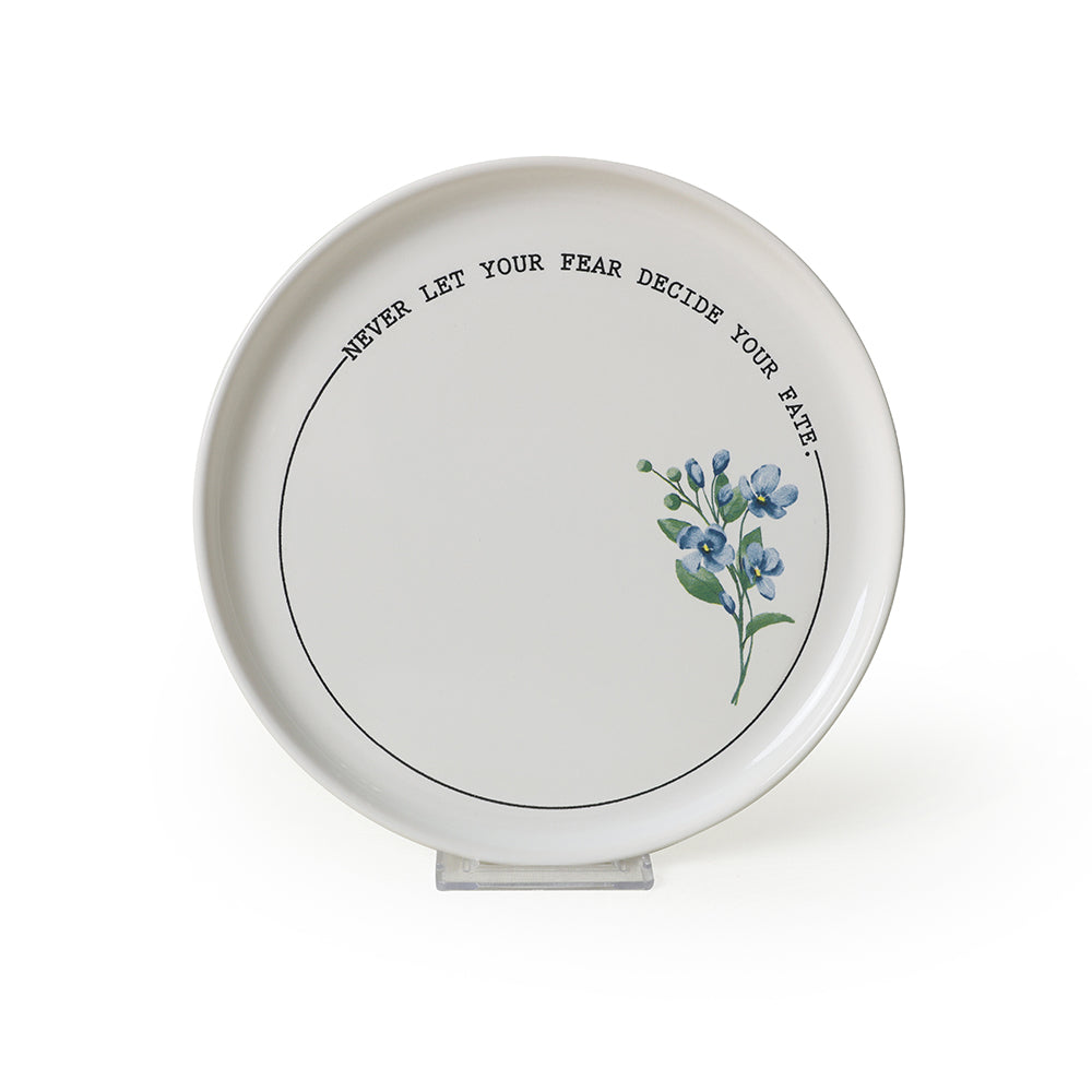 Motto Bloom Nordic Cake Plate 22 Cm 4 Pieces