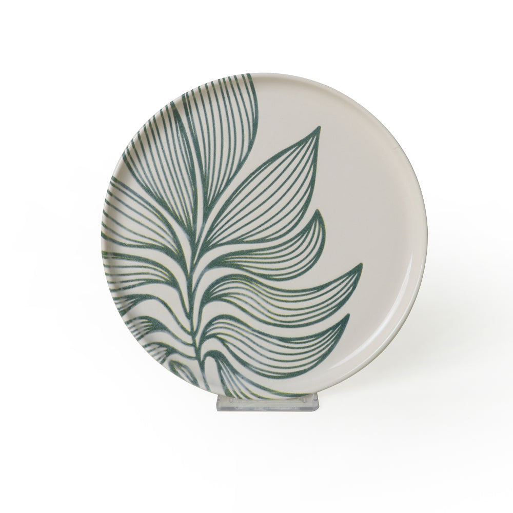 Leaf Harmony Nordic Cake Plate 22 Cm 4 Pieces