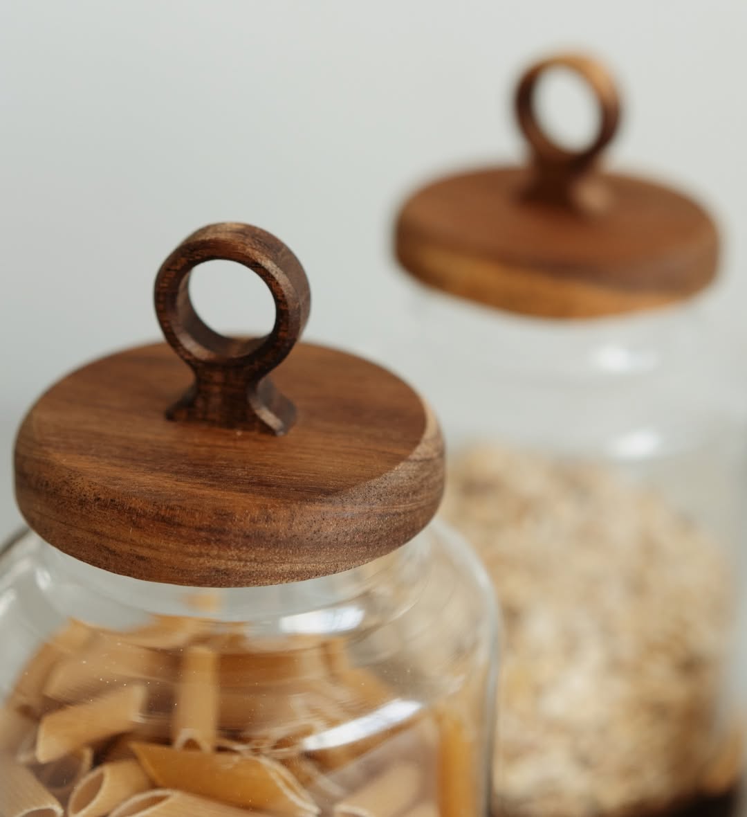 Ring 3 Piece Jar Set with Acacia Lids