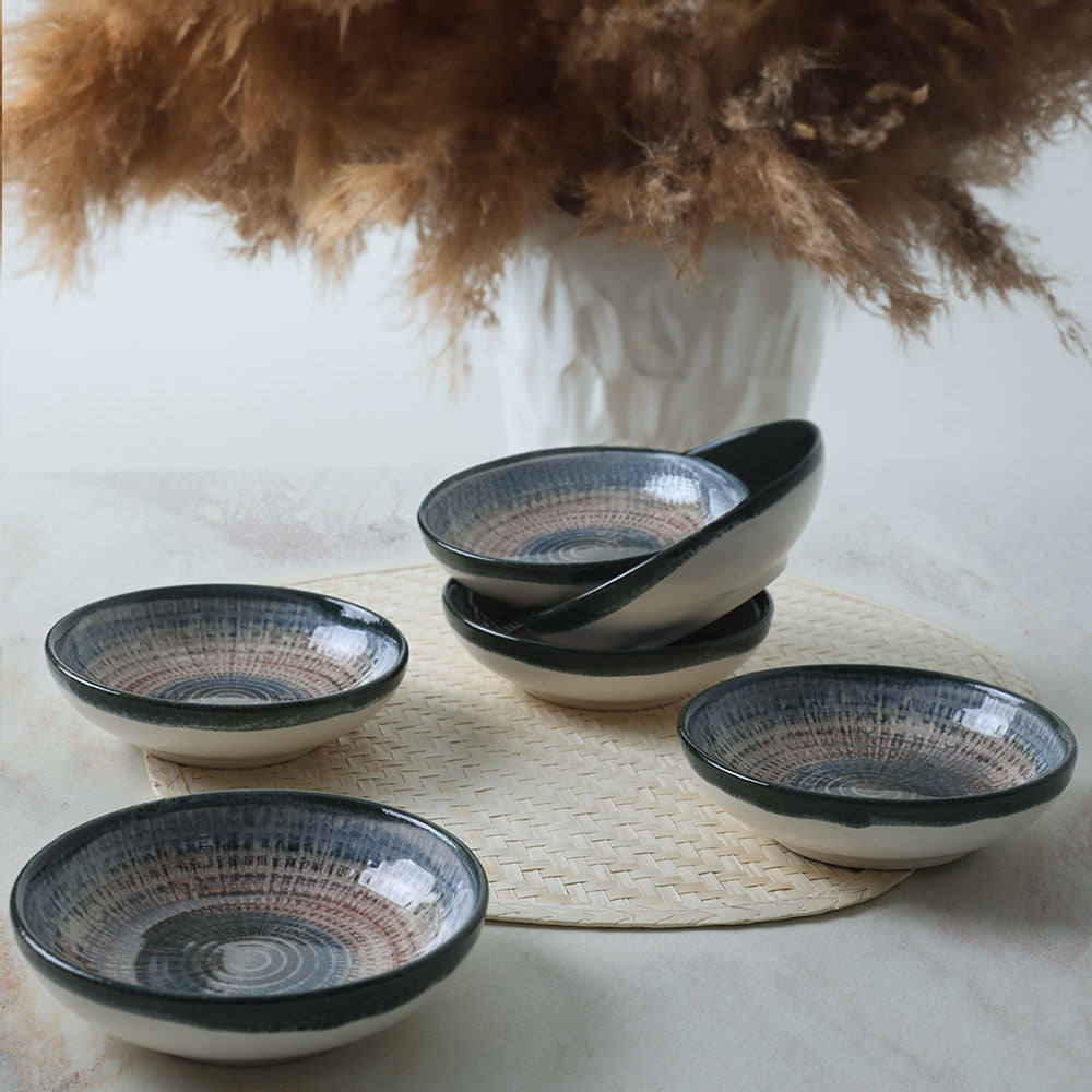 Hydra Ring Snack Bowl 13 Cm 6 Pieces