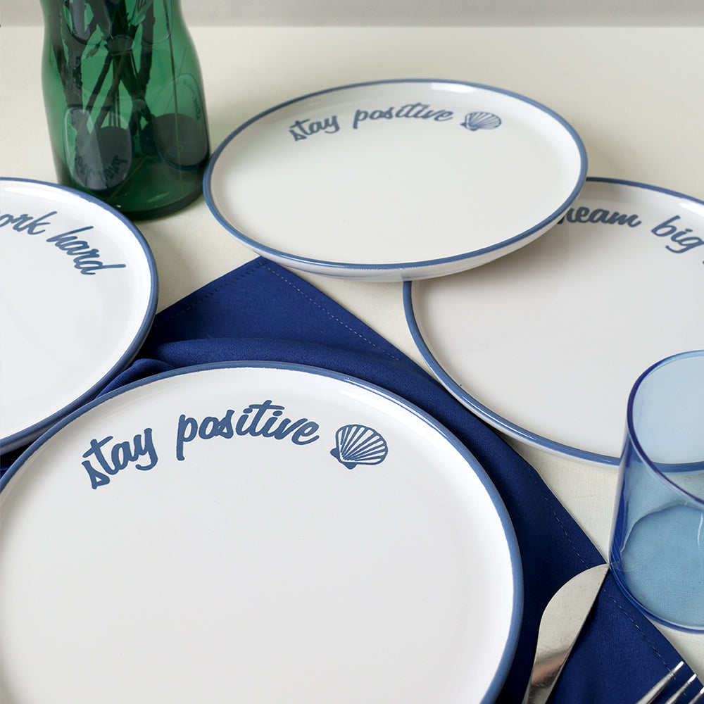 Ocean Muse Nordic Cake Plate 22 Cm 4 Pieces