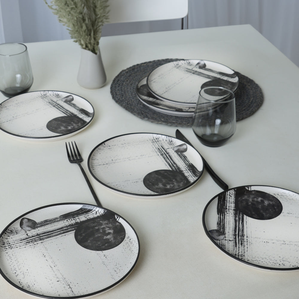 Keraart Shadowy Nordic Cake Plate 22 Cm 6 Pieces