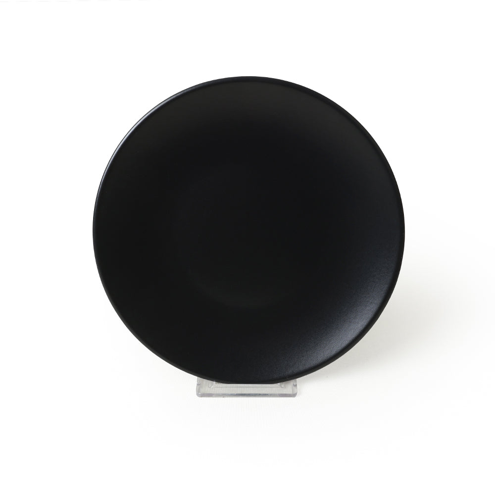 Matte Black Aegean Cake Plate 20 Cm 6 Pieces