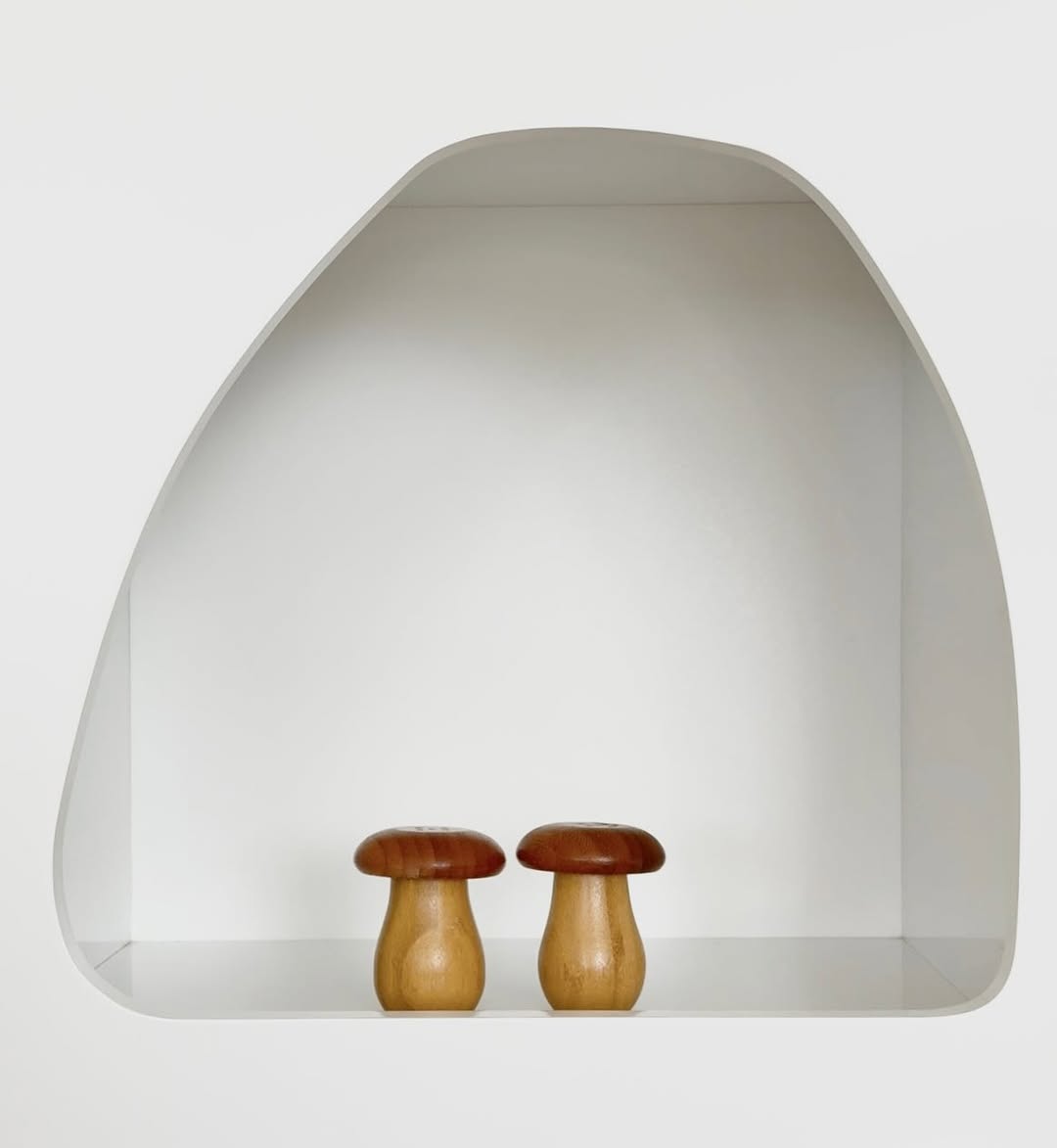 Mushroom Shaped Salt and Pepper Shakers