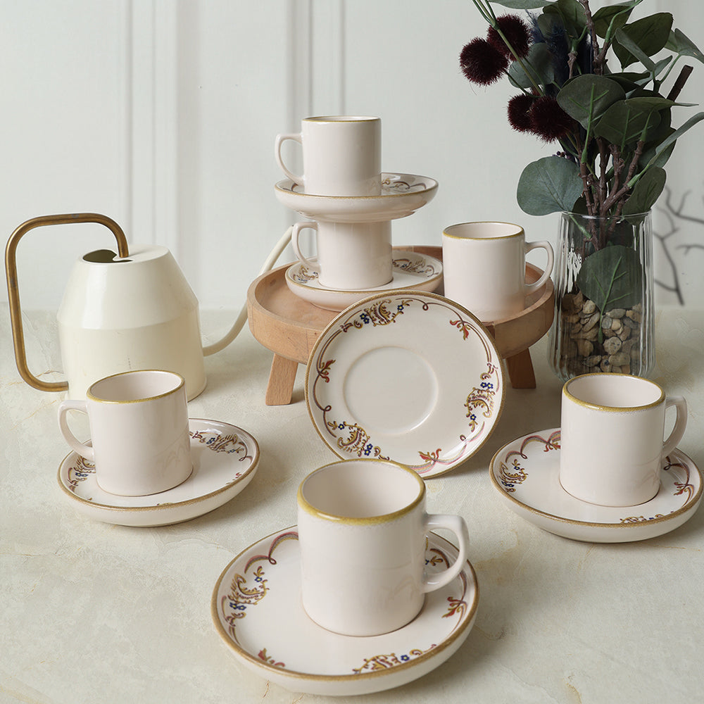 Bronze Bloom Nordic Coffee 6 Person Set