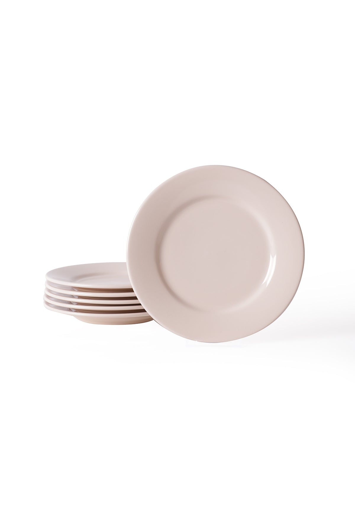 Cream Linda Pasta Plate 19 cm 6 Pieces