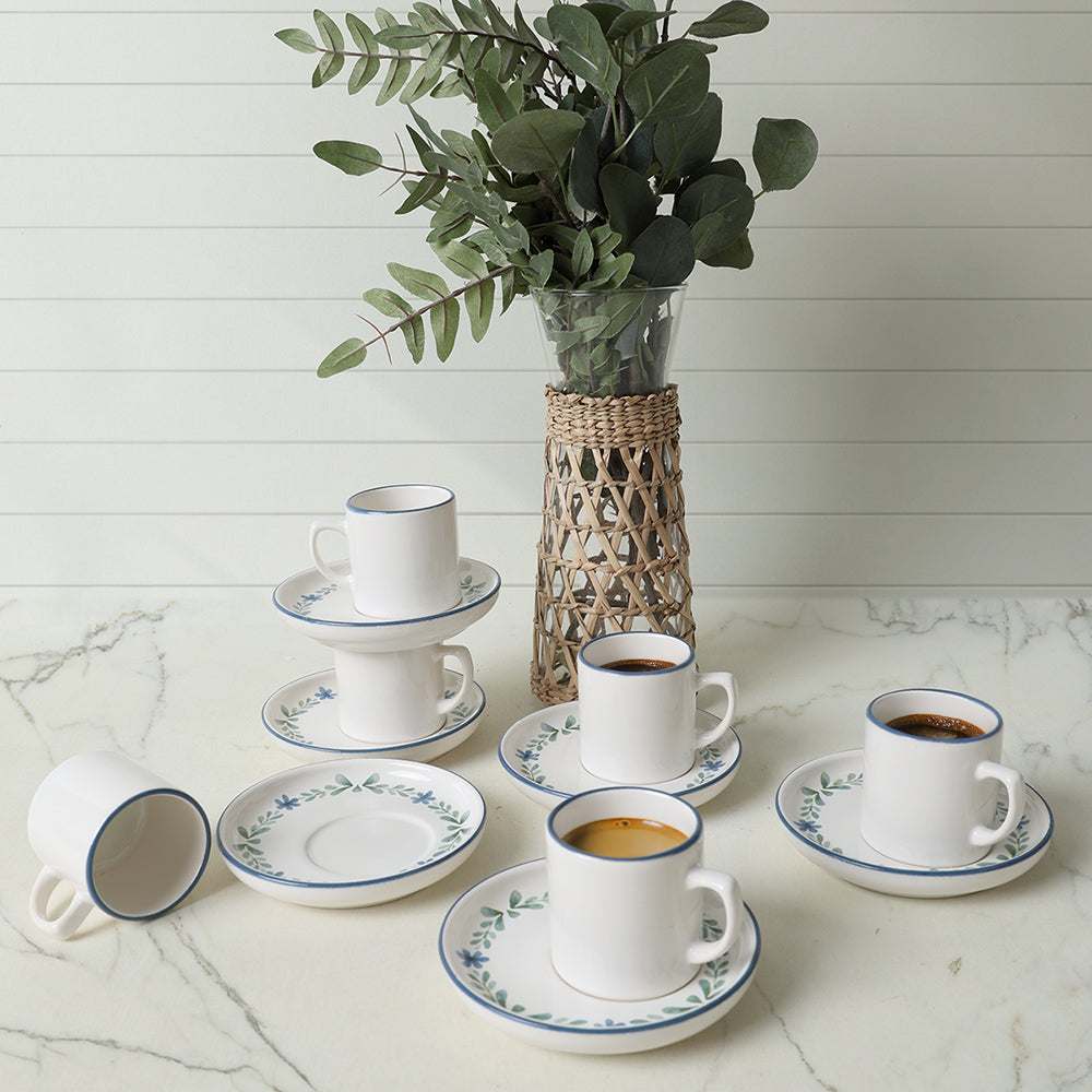 Daphne Nordic Coffee Set 12 Pieces 6 Person