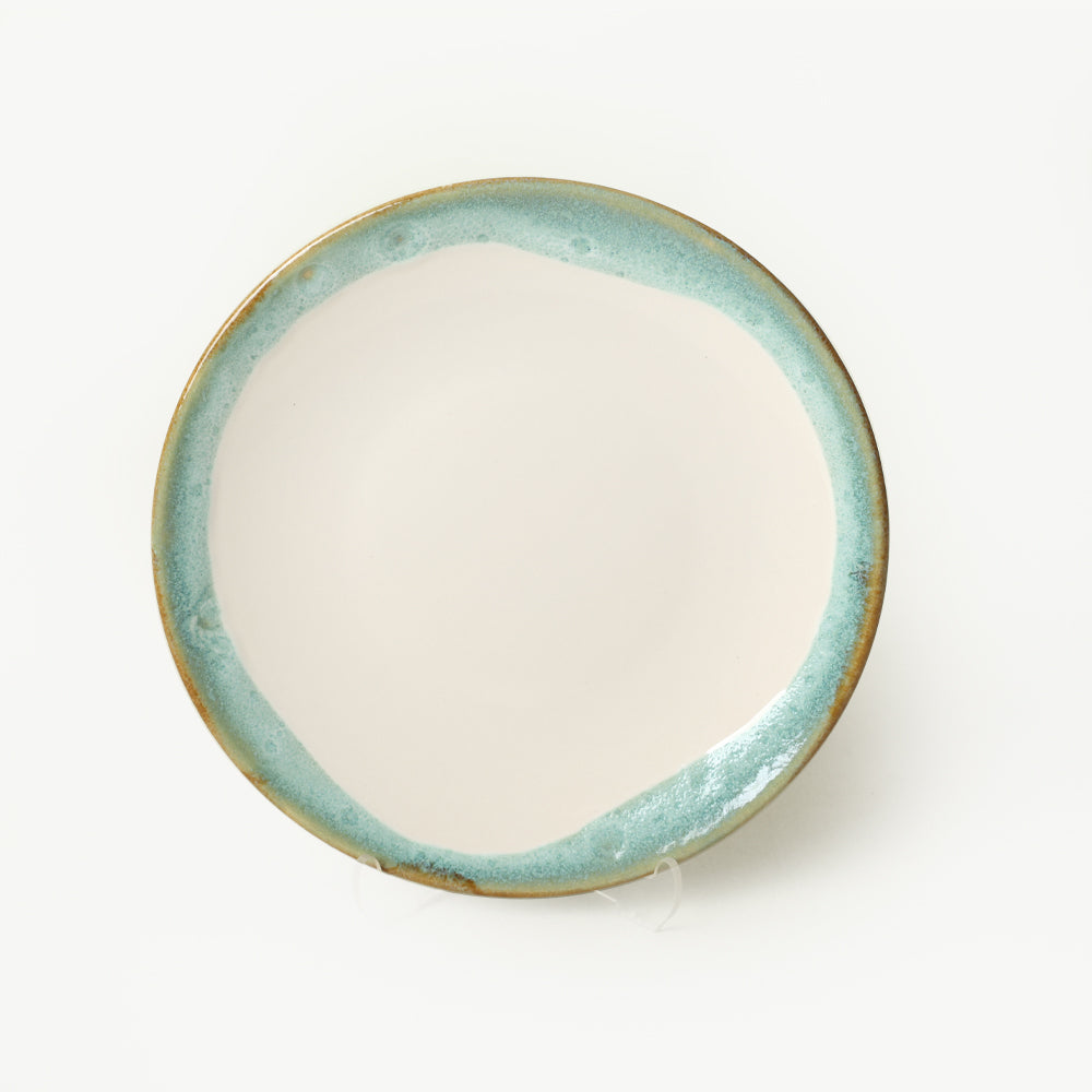 Turquoise Wave Aegean Cake Plate 20 Cm 6 Pieces