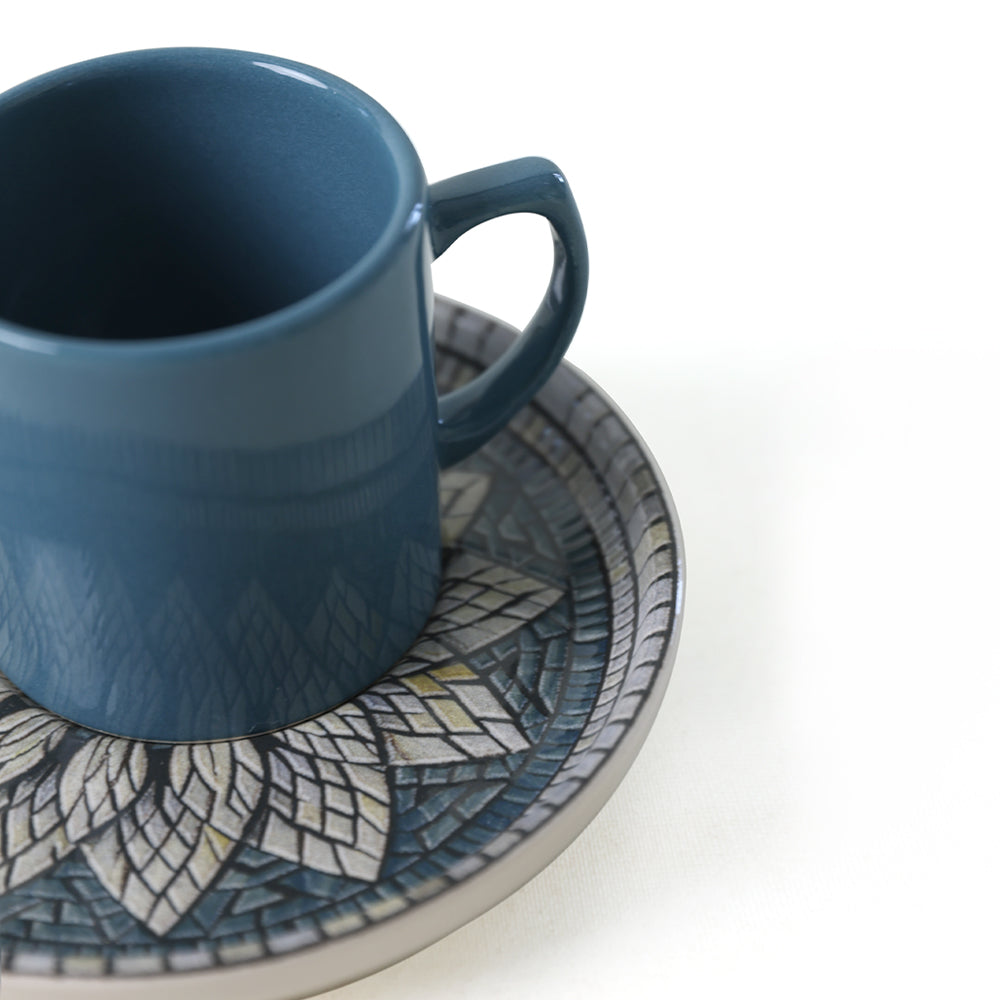 Mosaic Marvels Coffee Set 12 Pieces 6 Person