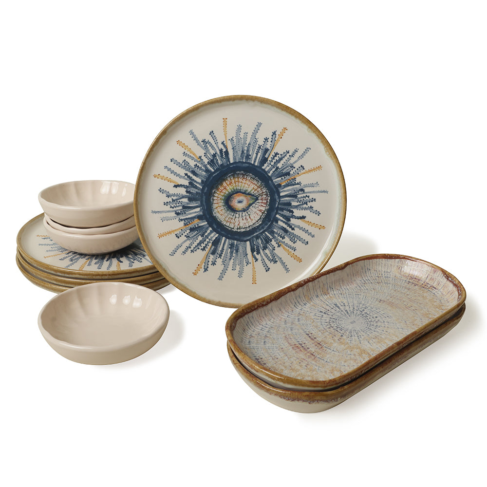 Hydra Breakfast Set 10 Pieces for 4 People