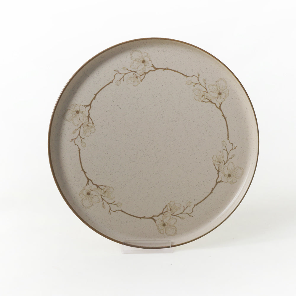 Taupe Bloom Nordic Dinner Set 24 Pieces for 6 People