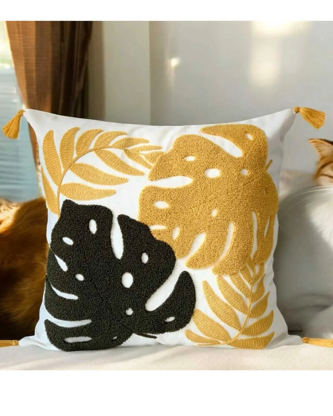 2 Piece Punch Pillow Cover 100% Cotton