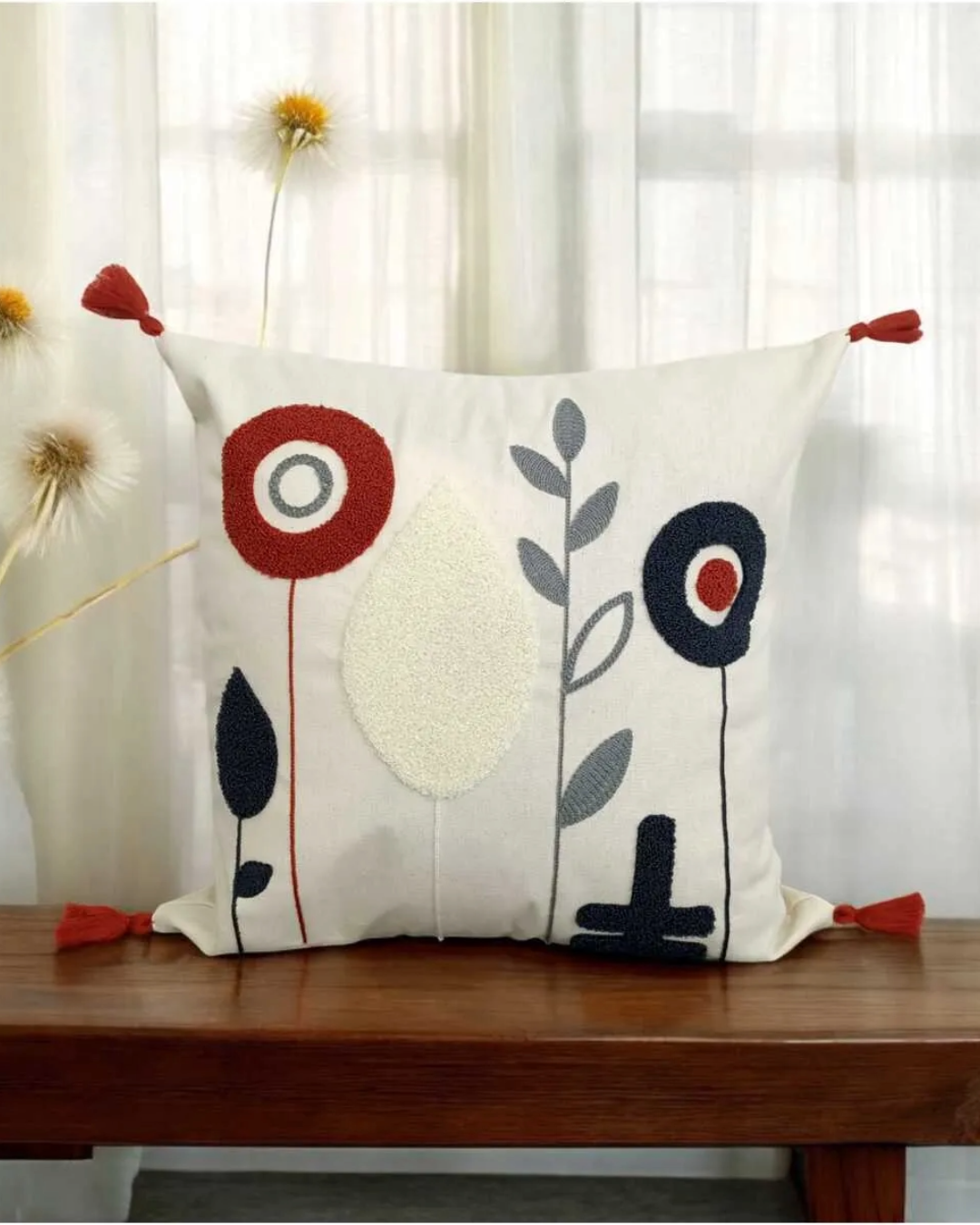 2 Piece Punch Pillow Cover 100% Cotton