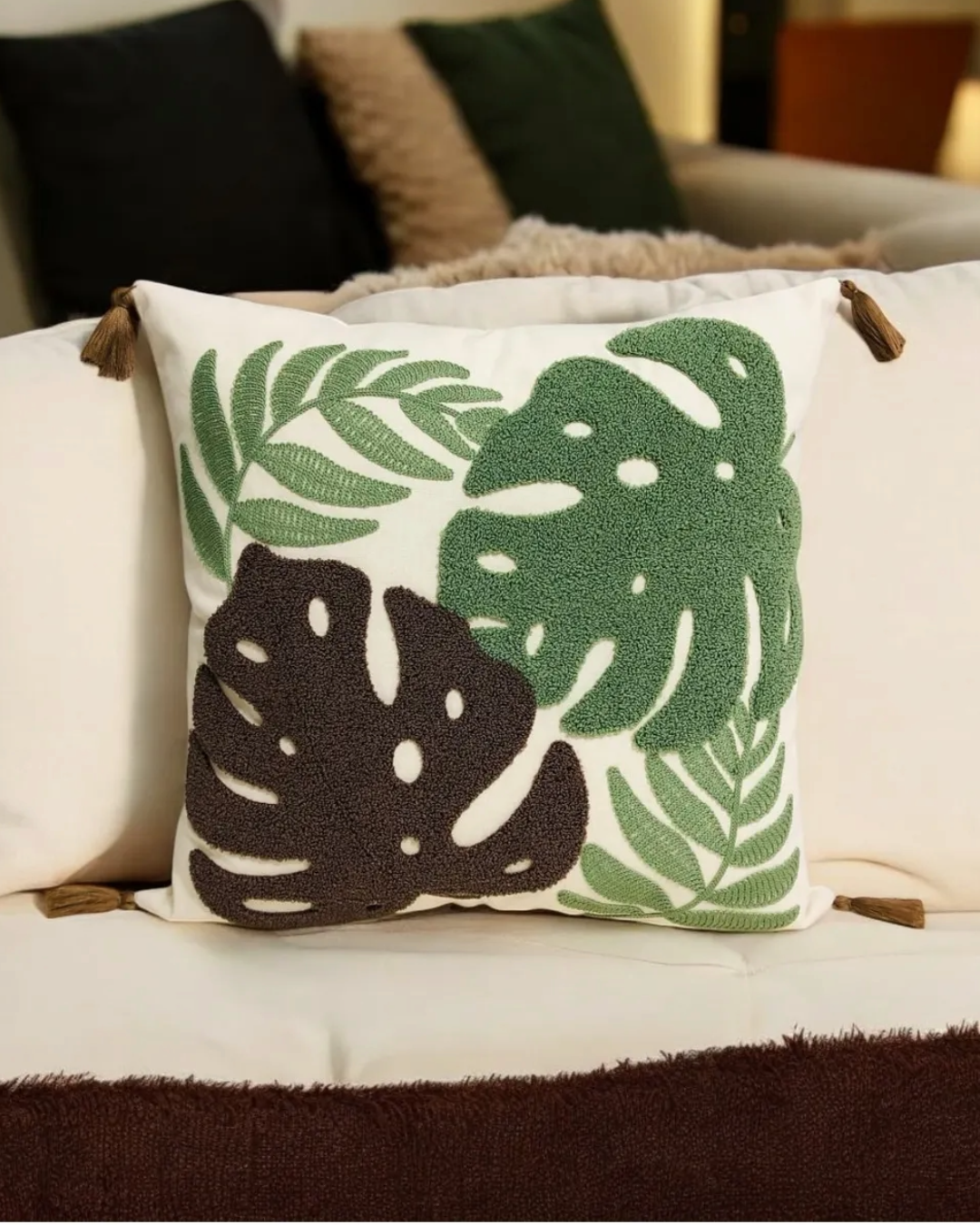 2 Piece Punch Pillow Cover 100% Cotton