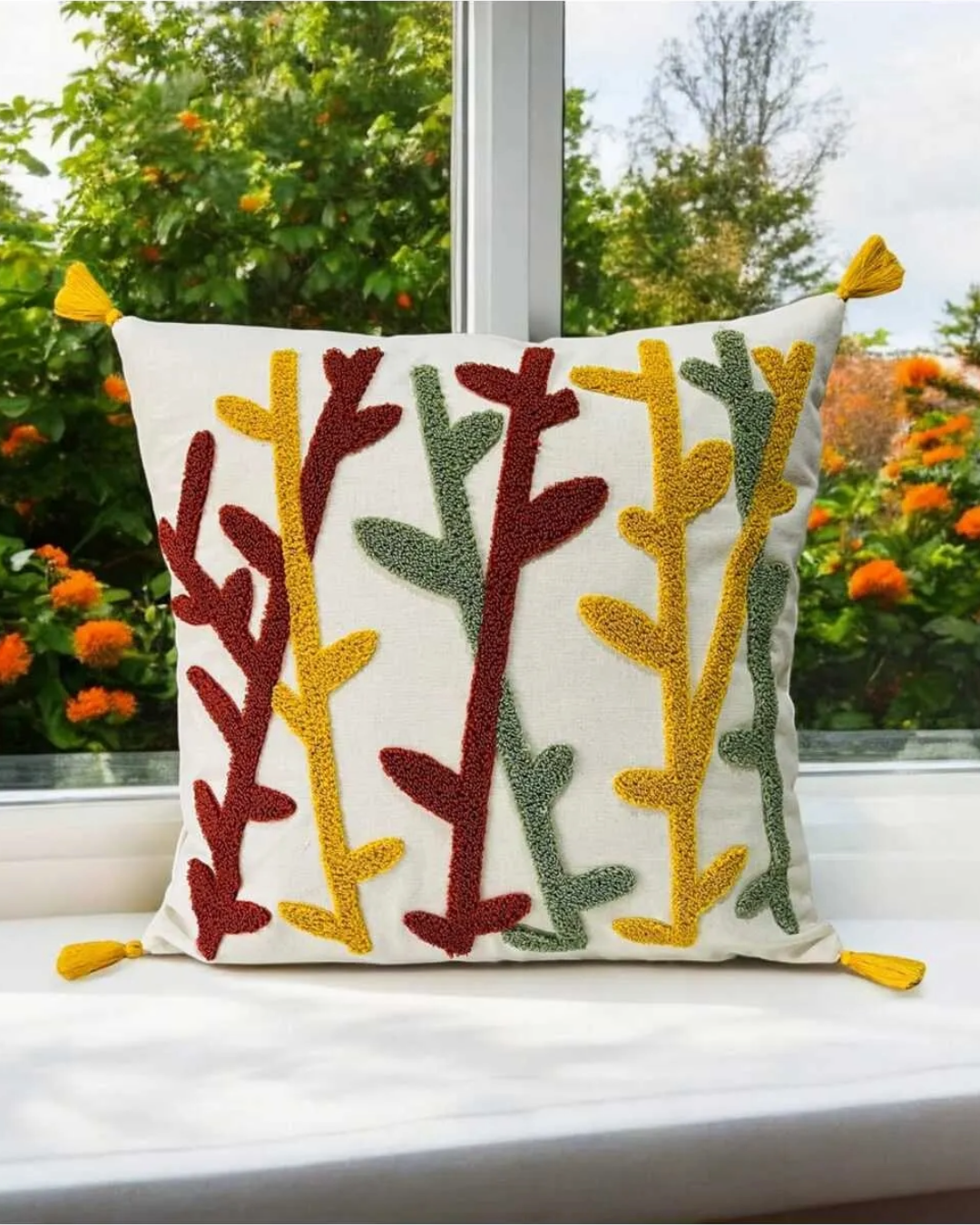 2 Piece Punch Pillow Cover 100% Cotton