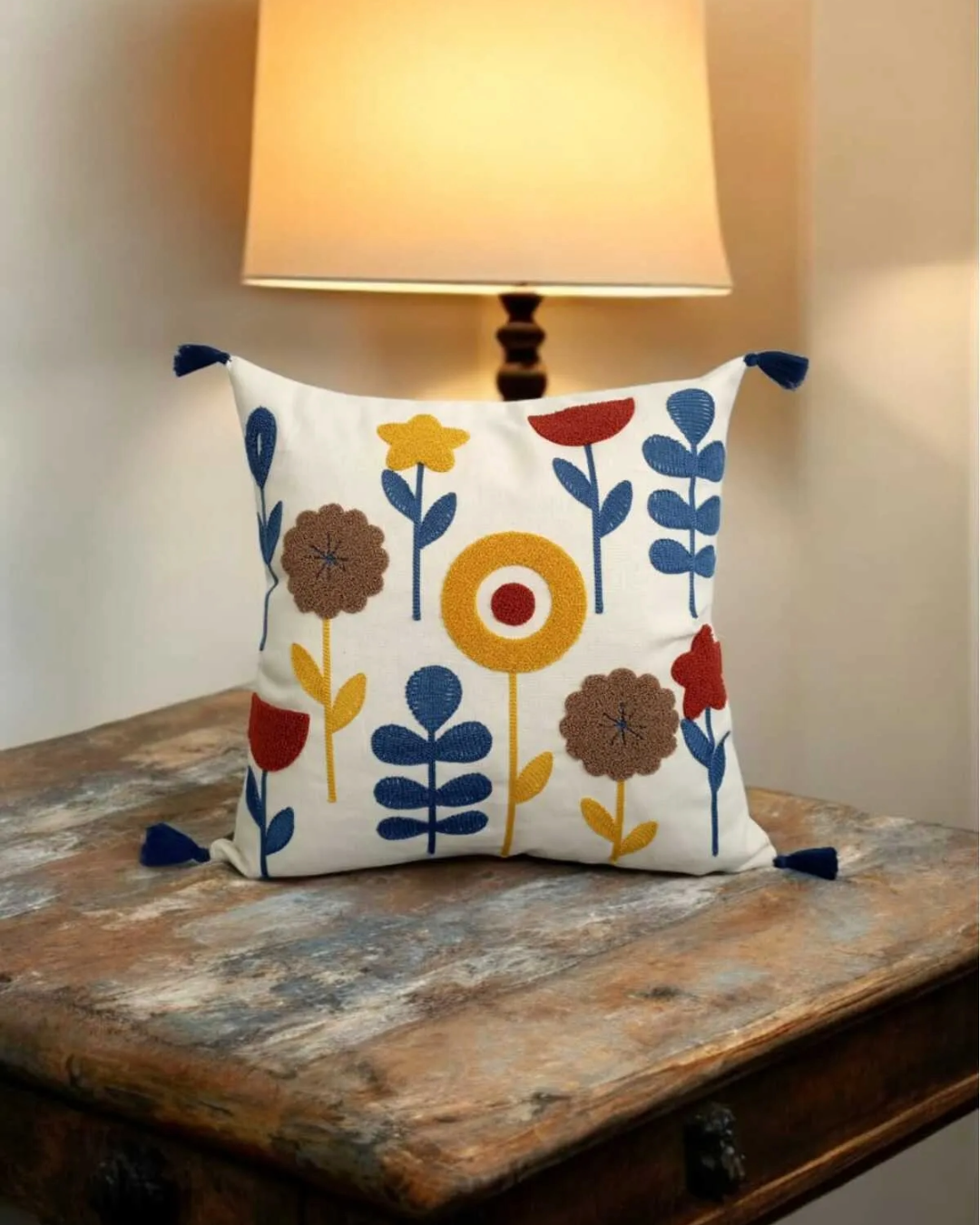 2 Piece Punch Pillow Cover 100% Cotton