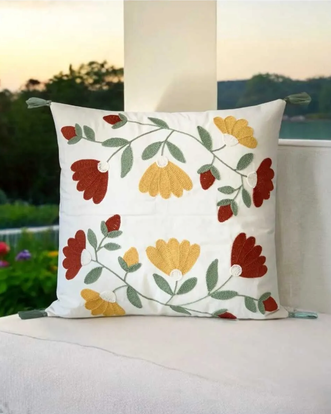 2 Piece Punch Pillow Cover 100% Cotton