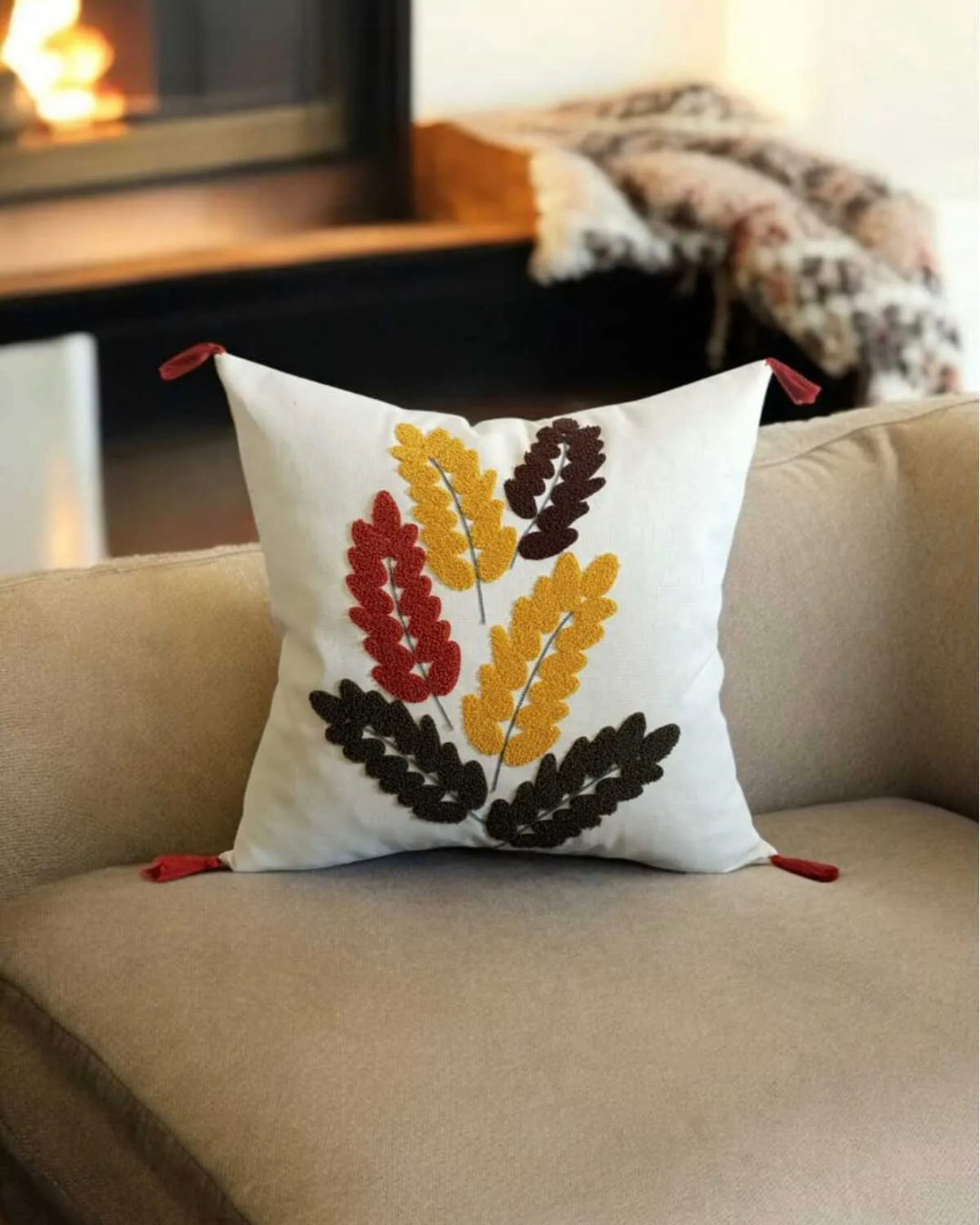 2 Piece Punch Pillow Cover 100% Cotton