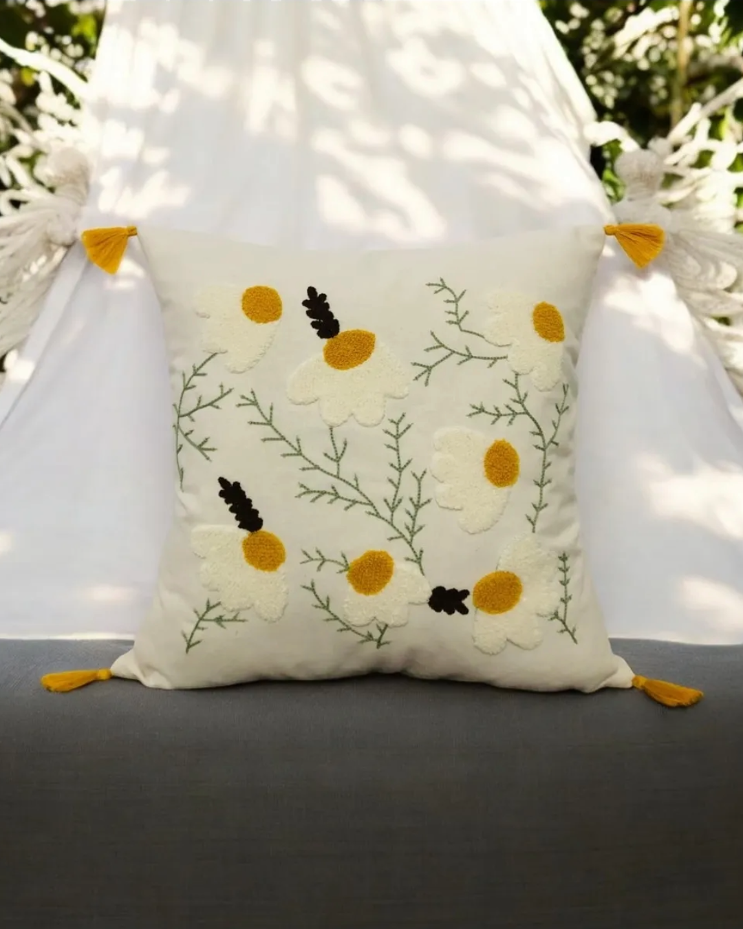 2 Piece Punch Pillow Cover 100% Cotton