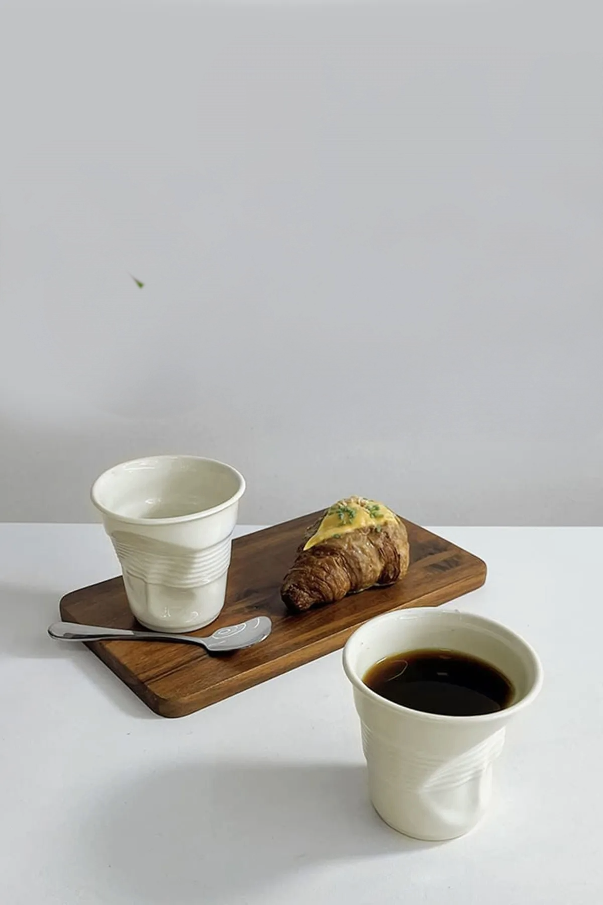 Handmade Ceramic Wrinkled Mug / Cup