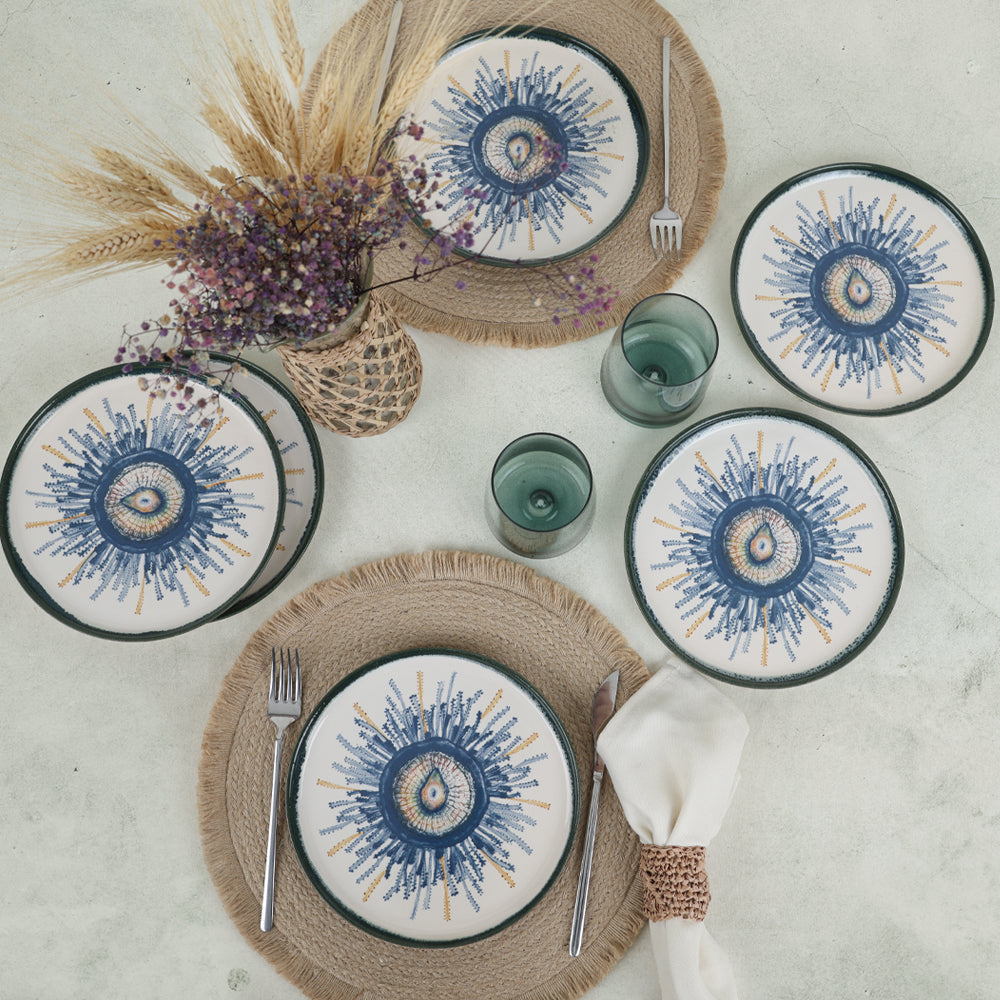 Hydra Nordic Cake Plate 22 Cm 6 Pieces
